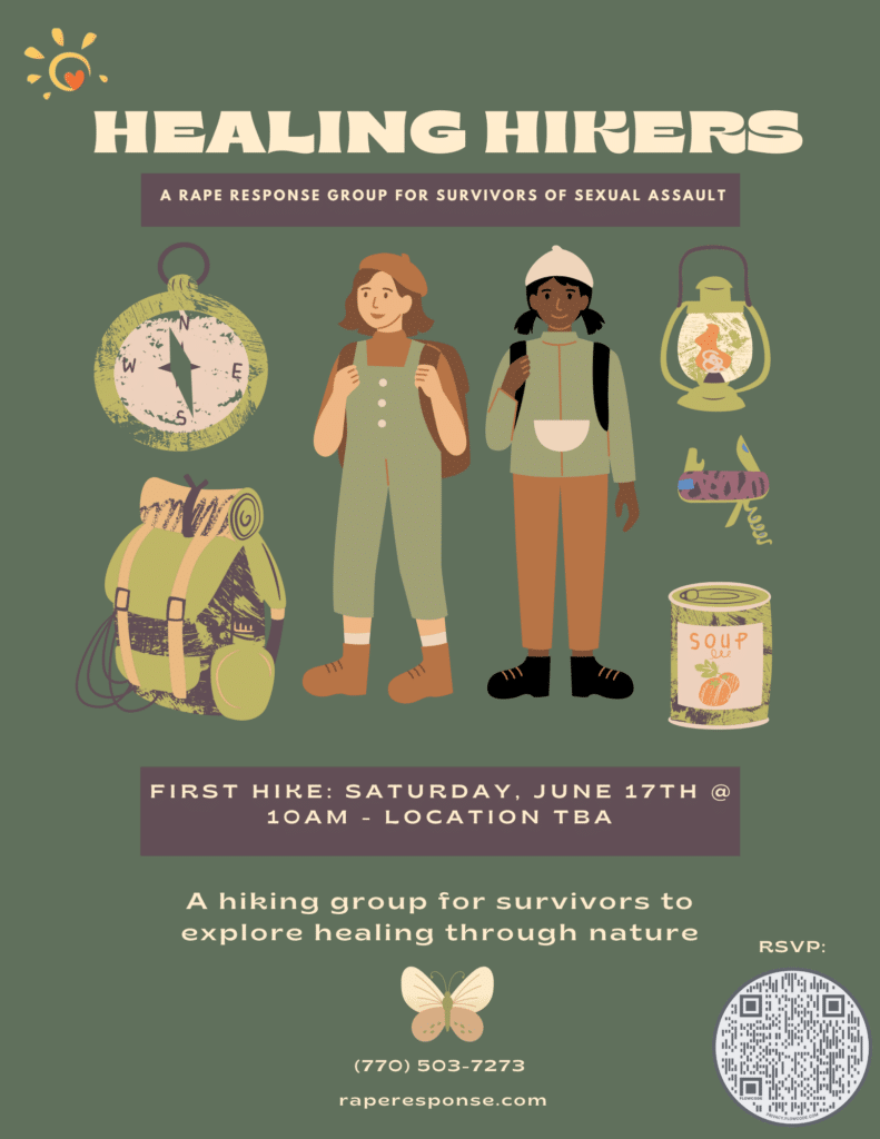 Green Hiking Event Flyer